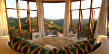 The spectacular views from guestrooms at Ol Lentille, Laikipia, Kenya
