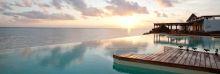 Marvel at the endless ocean and blue skies from your lounge chair at Essque Zalu Zanzibar, Zanzibar, Tanzania