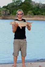 Fishing at Selous Impala Camp, Selous National Park, Tanzania