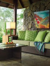 Lounge area at Four Seasons Mauritius, Anahita, Mauritius