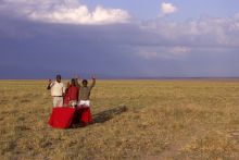 A lunch break during a game drive at Lemala Manyara, Lake Manyara National Park, Tanzania