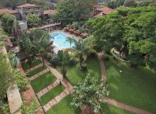 Gardens and pool at Fairview Hotel, Nairobi, Kenya