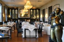 Great dining room at Grande Roche, Paarl, South Africa