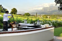 Picnic area at Grande Roche, Paarl, South Africa