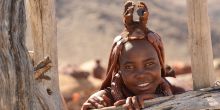 Smiling Himba child