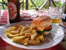 Dining at Andasibe Hotel, Andasibe National Park, Madagascar (Mango Staff photo)