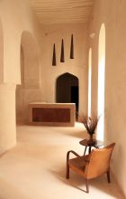 The interior at Mashariki Palace, Stone Town, Zanzibar, Tanzania