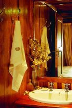 Bathroom at Impalila Island Lodge, Caprivi Strip, Namibia