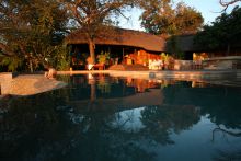 Pool at Impalila Island Lodge, Caprivi Strip, Namibia
