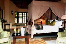 A guest suite at Inyati Safari Lodge, Sabi Sands Game Reserve, South Africa