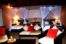 A guest suite at Inyati Safari Lodge, Sabi Sands Game Reserve, South Africa