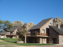 The veranda at Le Jardin du Roy, Isalo National Park, Madagascar
