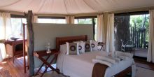 Bedroom at Kanga Camp, Mana Pools National Park, Zimbabwe