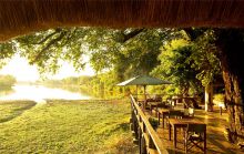 Deck with a view at Kapani Lodge, South Luangwa National Park, Zambia