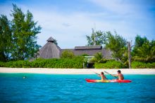 Kayaking on the beautiful waters at Denis Island Lodge, Denis Island, Seychelles