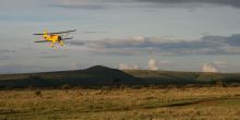Lewa Scenic Biplane Tour, Lewa Conservancy, Kenya