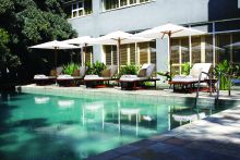 Pool at Saxon, Johannesburg, South Africa