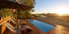 Pool at Jacana Camp, Moremi Game Reserve, Botswana (Dana Allen)