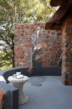 A wonderful outdoor shower at Leopard Hills Safari Lodge, Sabi Sands Game Reserve, South Africa