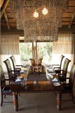 Dining at Leopard Hills Safari Lodge, Sabi Sands Game Reserve, South Africa