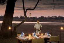 Luangwa River Camp Dinner