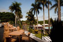 View from the veranda at Lake Victoria Hotel, Entebbe, Uganda