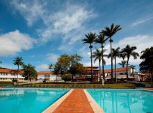 Poolside at Lake Victoria Hotel, Entebbe, Uganda