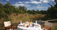 Dining at Il Moran, Masai Mara National Reserve, Kenya
