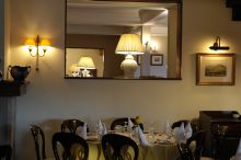 Dining at Serena Mountain Village, Arusha, Tanzania