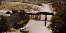 The setting of Okaukuejo Rest Camp, Etosha National Park, Namibia