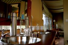 Bathroom at Naboisho Camp, Masai Mara National Park, Kenya