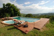 Pool at Ndali Lodge, Kibale Forest National Park, Uganda