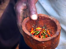 Local village life at Engagi Lodge, Bwindi Impenetrable Forest, Uganda (Mango Staff photo)