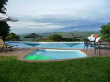 Pool at Ndali Lodge, Kibale Forest National Park, Uganda (Mango Staff photo)