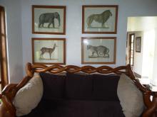 Lounge decor at Ndali Lodge, Kibale Forest National Park, Uganda (Mango Staff photo)