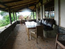 Patio at Virunga Lodge, Volcanoes National Park, Uganda (Mango Staff photo)