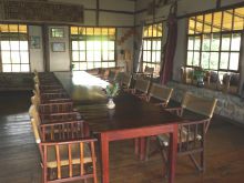 Dining area at Virunga Lodge, Volcanoes National Park, Uganda (Mango Staff photo)