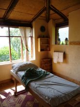 Massage area at Virunga Lodge, Volcanoes National Park, Uganda (Mango Staff photo)