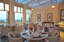 Dining at Polana Serena Hotel, Maputo, Mozambique
