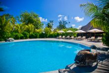The pool at Denis Island Lodge, Denis Island, Seychelles