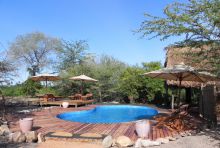 Pool area at Selous Impala Camp, Selous National Park, Tanzania
