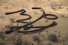 Rock art at Campi ya Kanzi, Chyulu Hills, Kenya