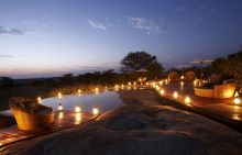 Sayari Camp - Rock Pool at Night Image #2