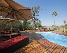 Pool at Seba Camp, Okavango Delta, Botswana (Mike Myers)