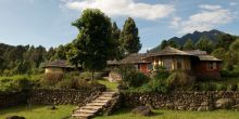 Lodge setting at Mount Gahinga Lodge, Mgahinga National Park, Uganda