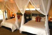 A guest suite at Inyati Safari Lodge, Sabi Sands Game Reserve, South Africa
