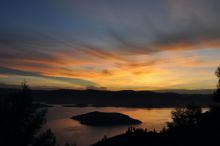 Sunset at Virunga Lodge, Volcanoes National Park, Uganda