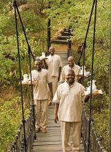 Swinging bridge to Cottages- Elsas Kopje, Meru National Park, Kenya