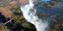Vic Falls from above