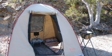Cheetah Conservation Fund tent
